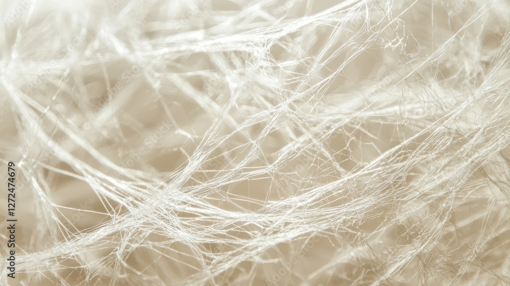 Obraz premium Close-Up Macro Shot of Fireproof Nanofiber Material Texture