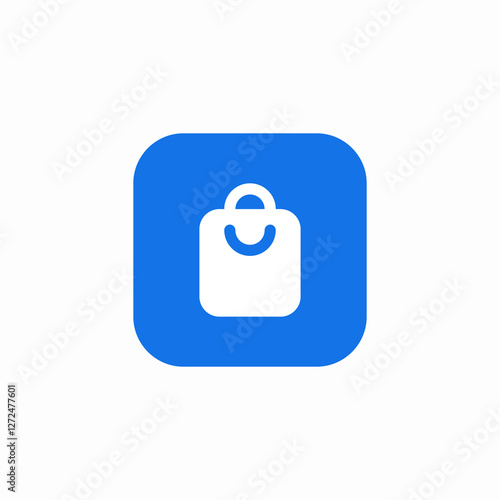 shopping bag icon sign vector