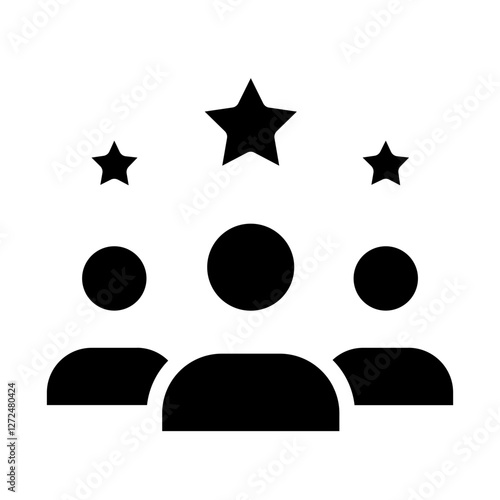 Fans Fame Solid icon