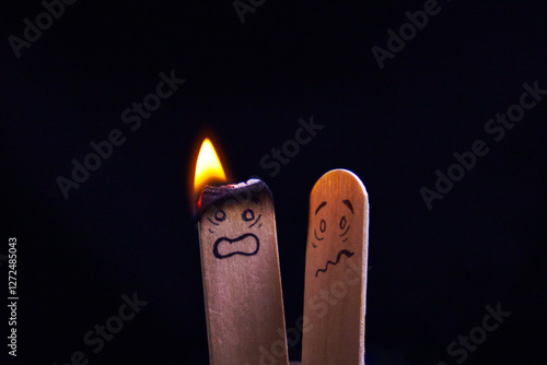 Konstfotografi Burnout y sobrepensamientos