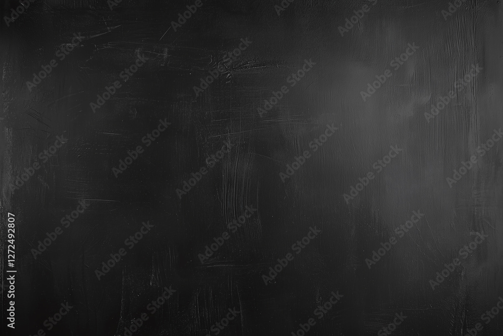 Smooth black plaster wall texture background with matte finish, ideal for various design applications. This versatile surface can enhance modern aesthetics and provide sleek backdrop