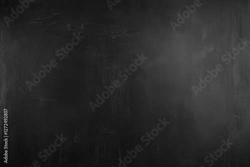 Obraz na płótnie Smooth black plaster wall texture background with matte finish, ideal for various design applications. This versatile surface can enhance modern aesthetics and provide sleek backdrop w salonie