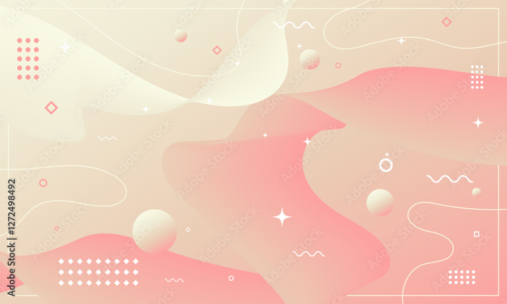 Abstract background of pastel pink color palette. Flowing element trend design. Magazine, leaflet, billboard, sale, banner, flyer, background. Eps 10 Abstract background of pastel pink color palette. Flowing element trend design. Magazine, leaflet, billboard, sale, banner, flyer, background. Eps 10