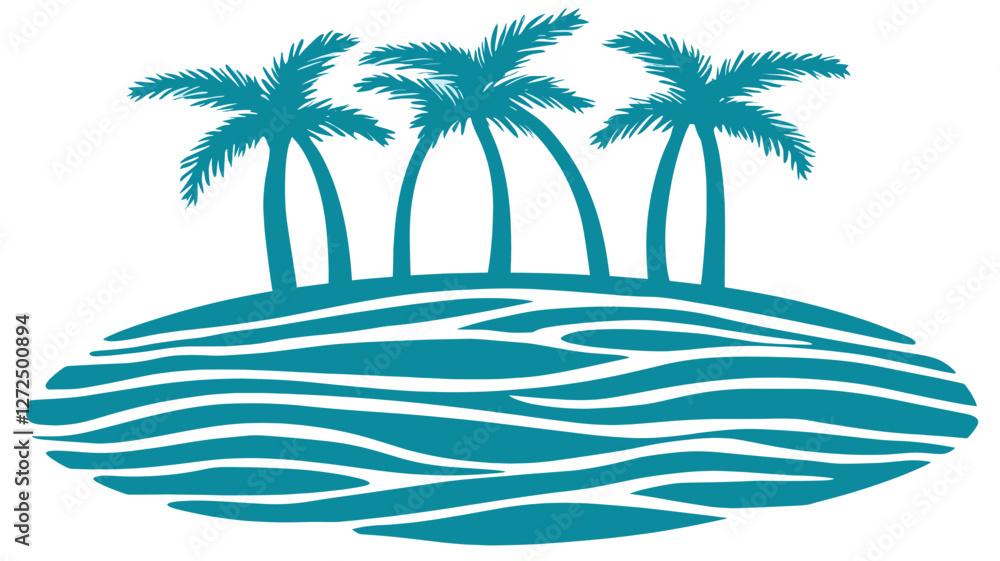 Obraz premium Tropical Island Getaway