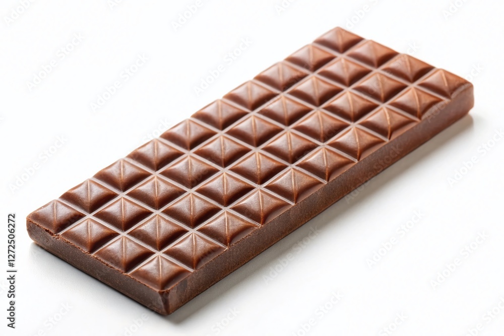Minimalist White Background Chocolate Bar Photography