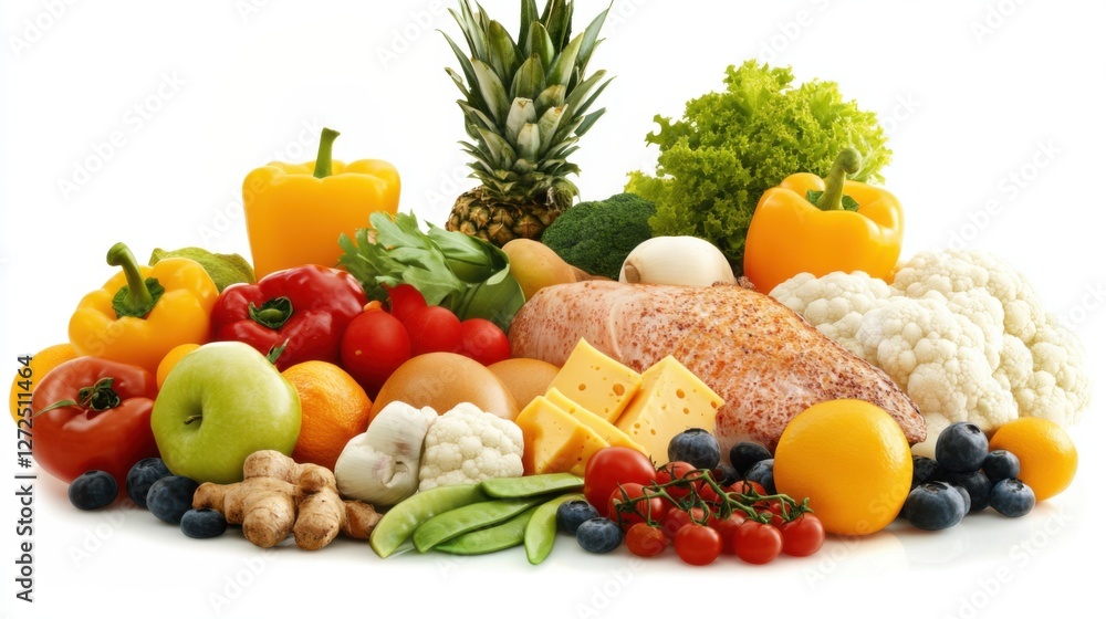 たくさんの食材