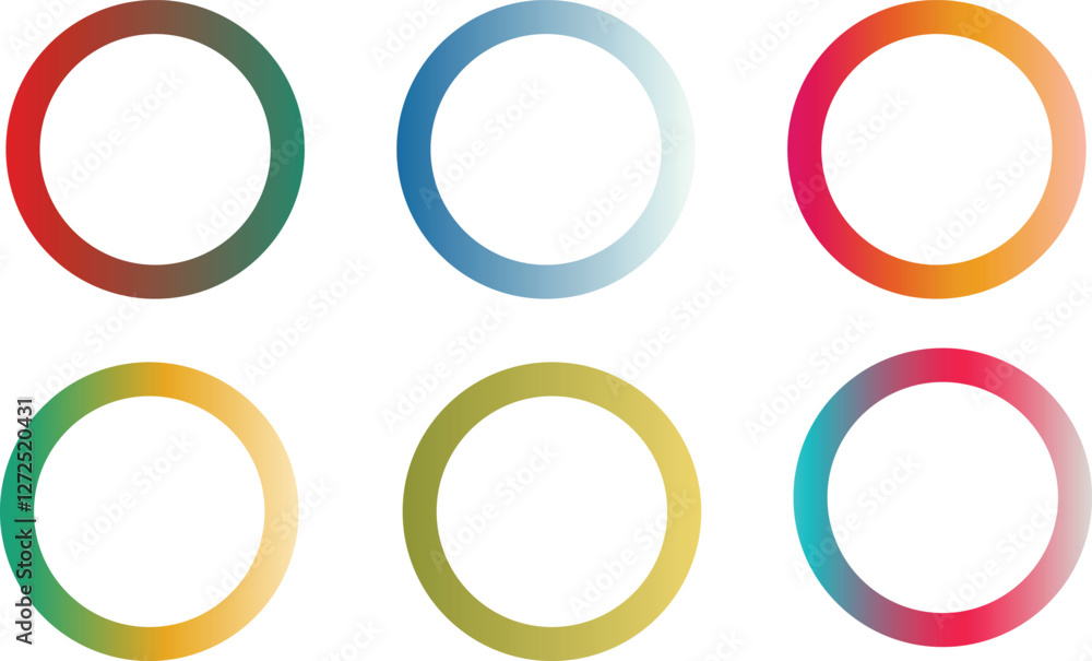 Set of gradient circles vector file download | Any changes can be possible Set of gradient circles vector file download | Any changes can be possible
