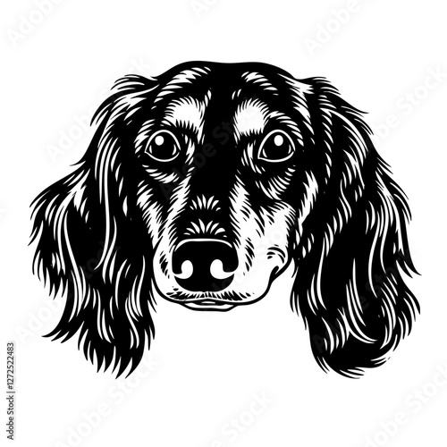 vector illustration of a dog