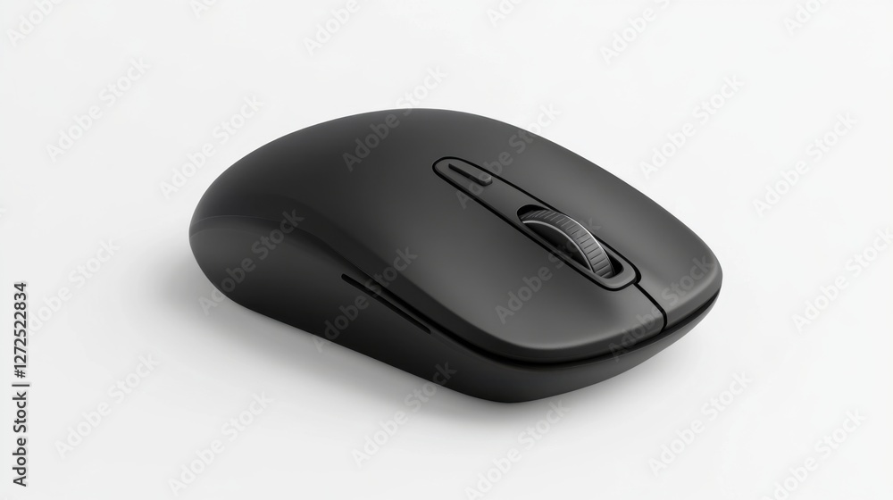 Modern sleek wireless computer mouse for ergonomic use and efficient productivity in professional settings Modern sleek wireless computer mouse for ergonomic use and efficient productivity in professional settings