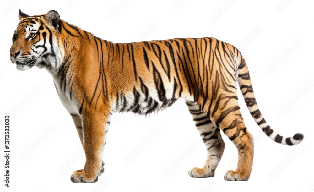Fototapeta premium PNG Tiger wildlife standing animal.