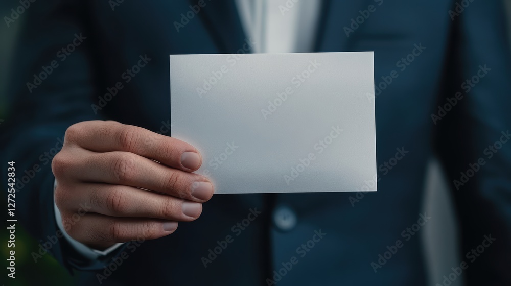 cyber security phishing framework, Man In Dark Blue Suit Holding Blank White Card cyber security phishing framework, Man In Dark Blue Suit Holding Blank White Card
