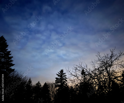 night cloudy sky