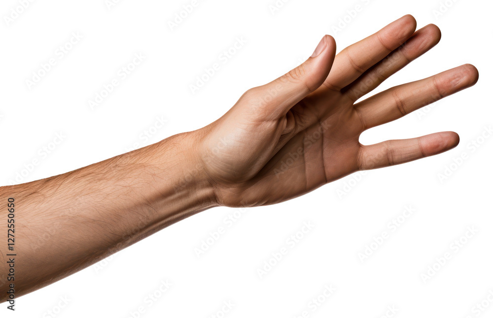 PNG Open hand finger white background gesturing. PNG Open hand finger white background gesturing.