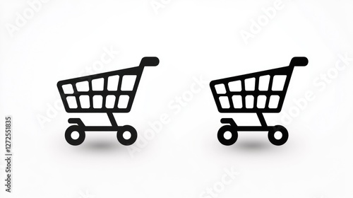 Shopping Cart Icons - A Simple Illustration