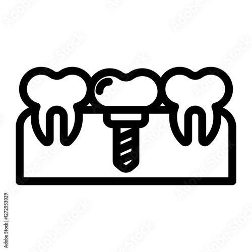implant Line Icon