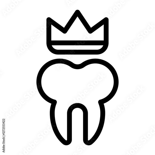 crown Line Icon