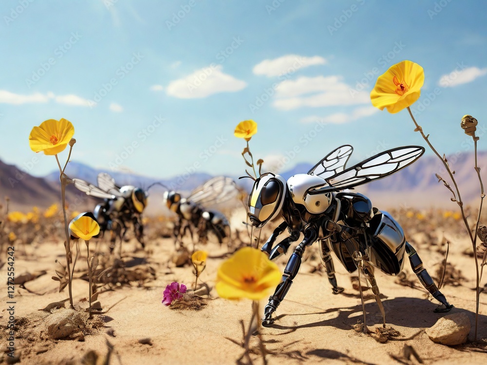 Obraz premium desert rose in the sahara desert