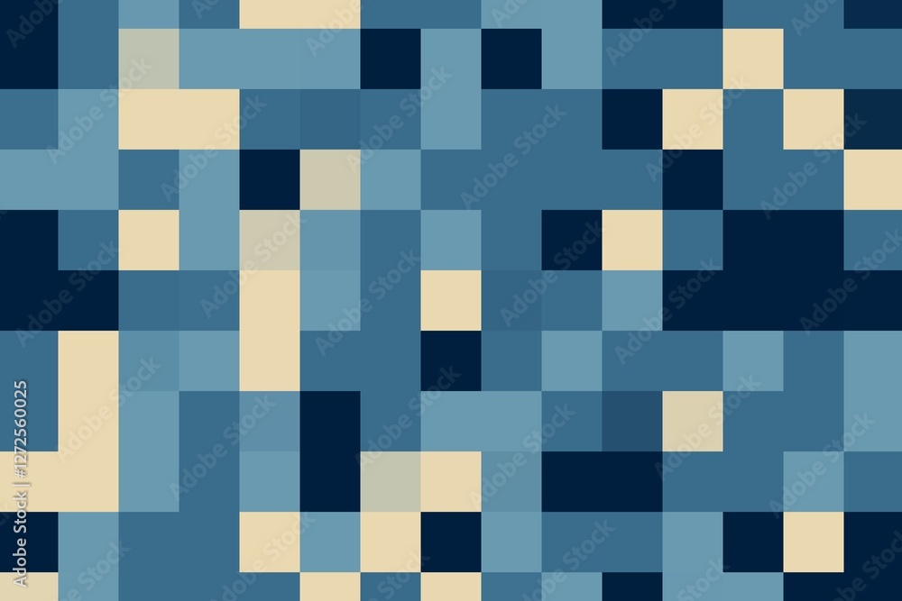 Square pixelated texture in light blue with soft and clean geometric arrangement. Abstract background concept Square pixelated texture in light blue with soft and clean geometric arrangement. Abstract background concept
