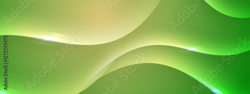 Green and yellow abstract background suitable for web design, social media graphics, presentations, book covers, and print materials. Vibrant colors.