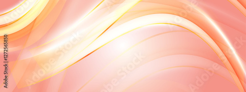 Pink and gold abstract background with swirling patterns. Perfect for feminine designs, invitations, and elegant social media posts. Sparkles and glam.