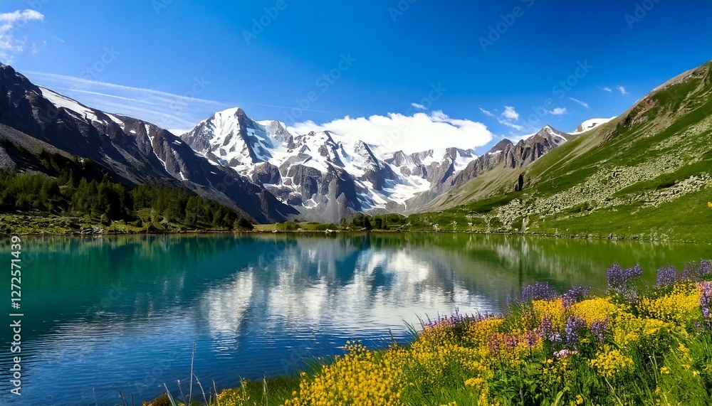 lake in the mountains lake in the mountains