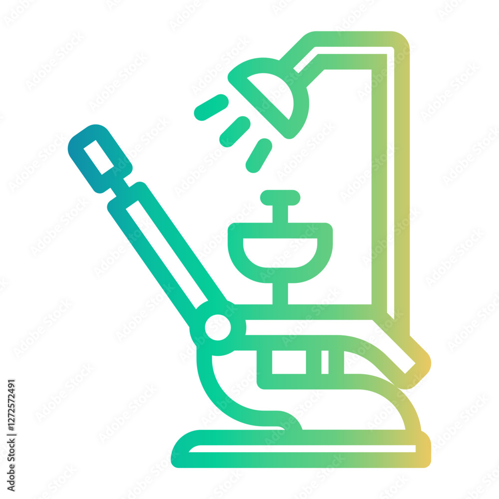 chair Line Gradient Icon chair Line Gradient Icon