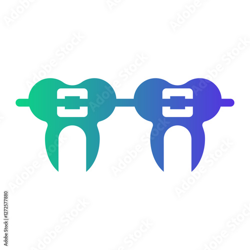 braces Gradient icon