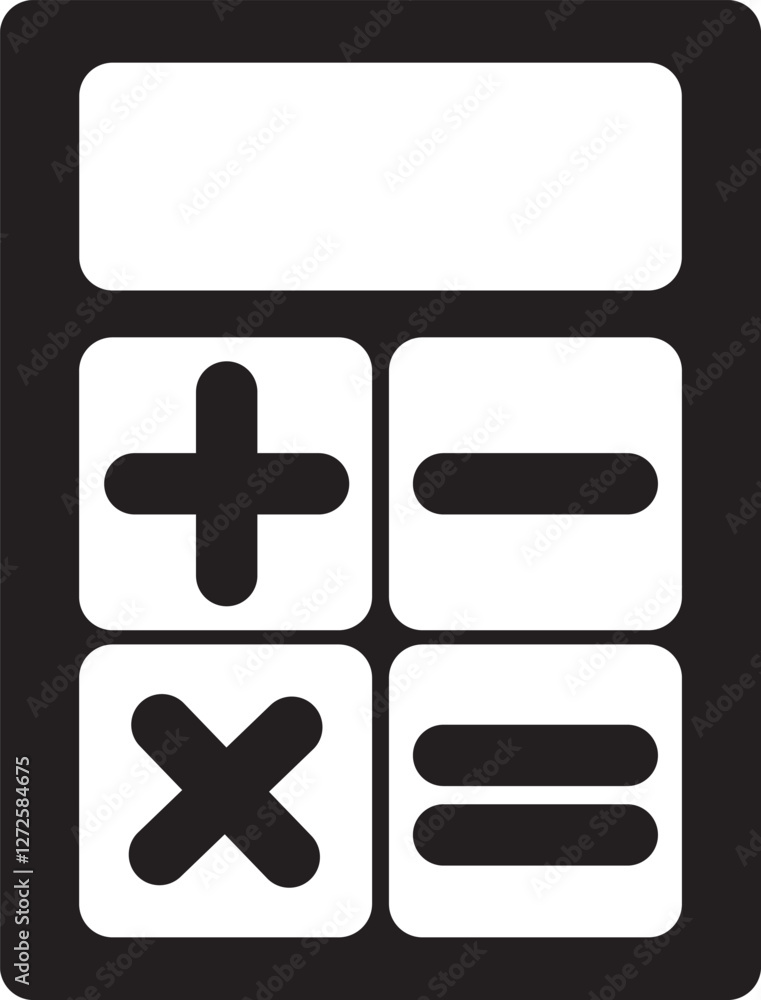 Calculator Silhouette Business Icon Illustration.
Calculator Silhouette Business Icon Illustration.