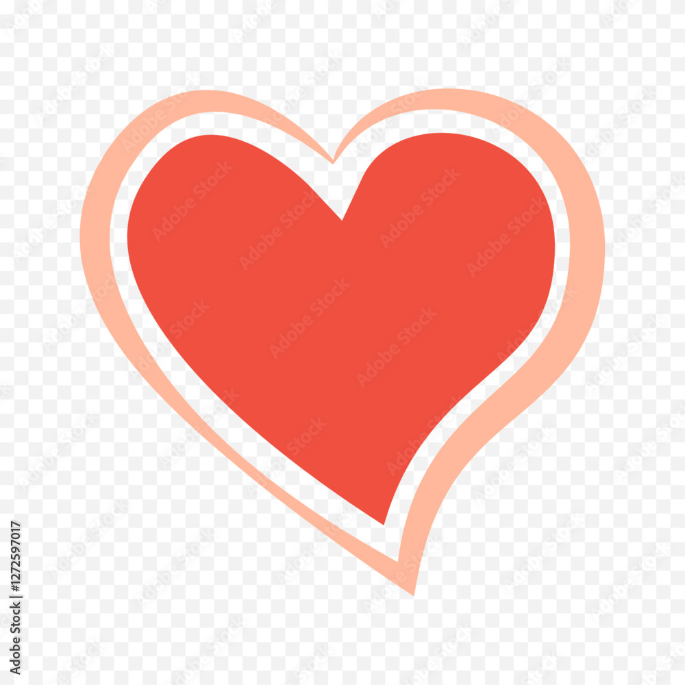 Hand drawn heart on white background. Valentines Day vector elements heart shapes love Hand drawn heart on white background. Valentines Day vector elements heart shapes love