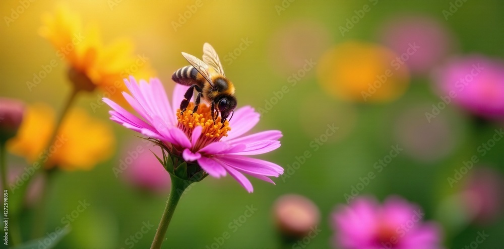 bee collecting pollen from a patch of cornflowers, bees, pollination bee collecting pollen from a patch of cornflowers, bees, pollination