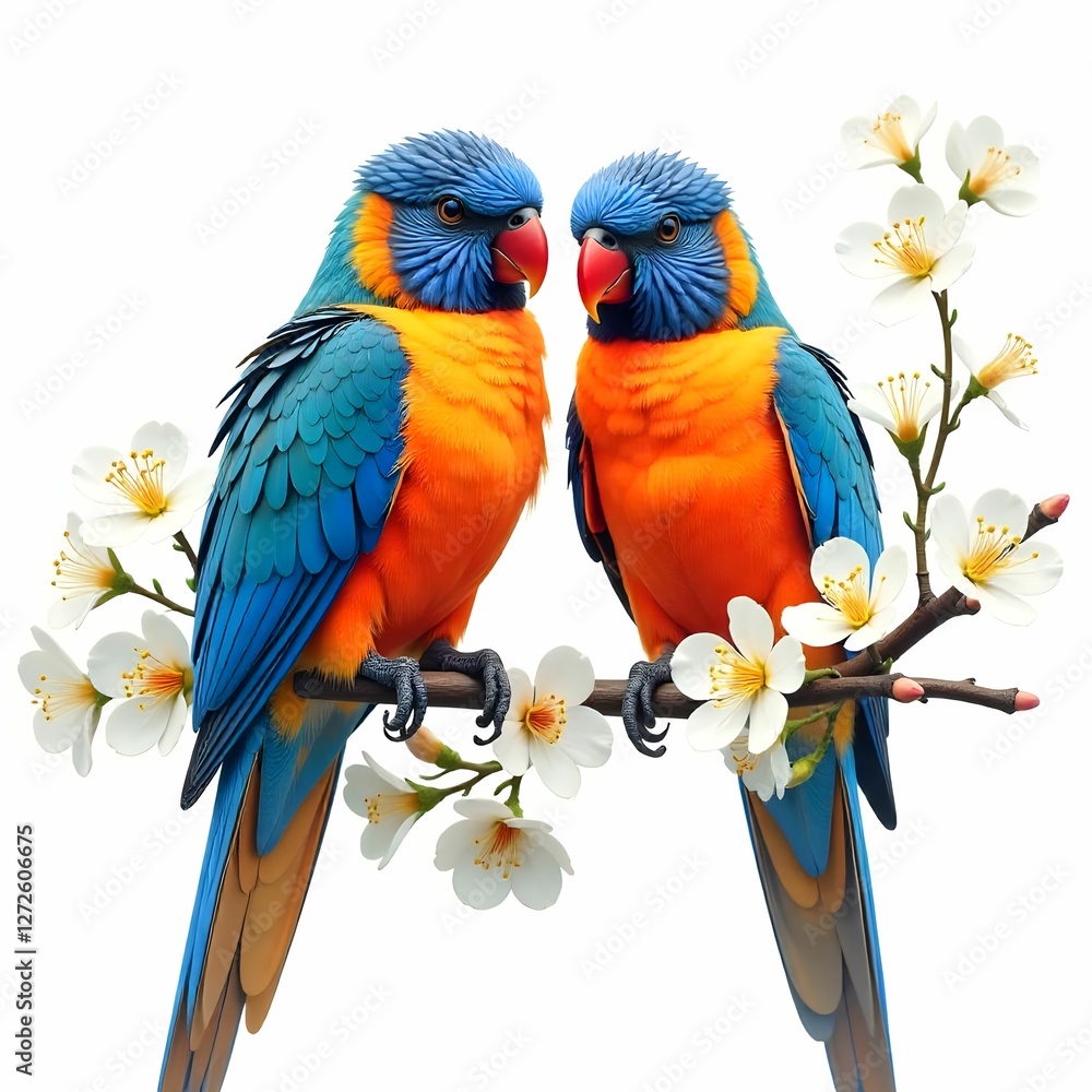 Fototapeta premium blue and yellow macaw