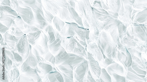 Wallpaper Mural A seamless, realistic water ripple background showing the serene motion of ocean waves or lake ripples. The design features sparkling, crystal-clear water, reminiscent of a swimming pool or fountain. Torontodigital.ca