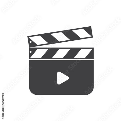 Clapperboard icon design