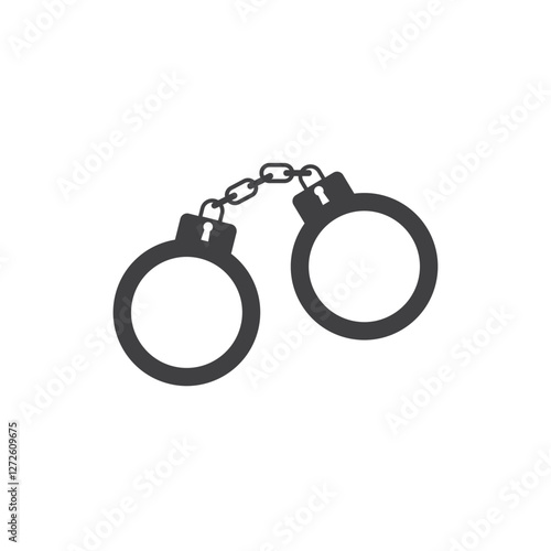 handcuffs icon design