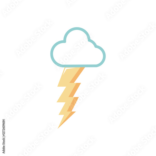 Cloud and lightning