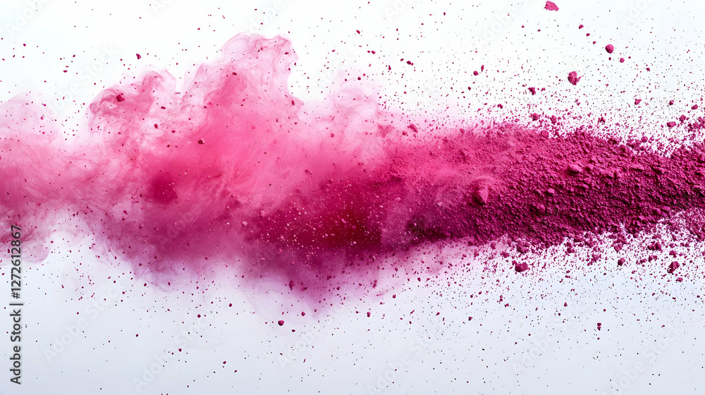 Abstract Pink Explosion Illustration Abstract Pink Explosion Illustration