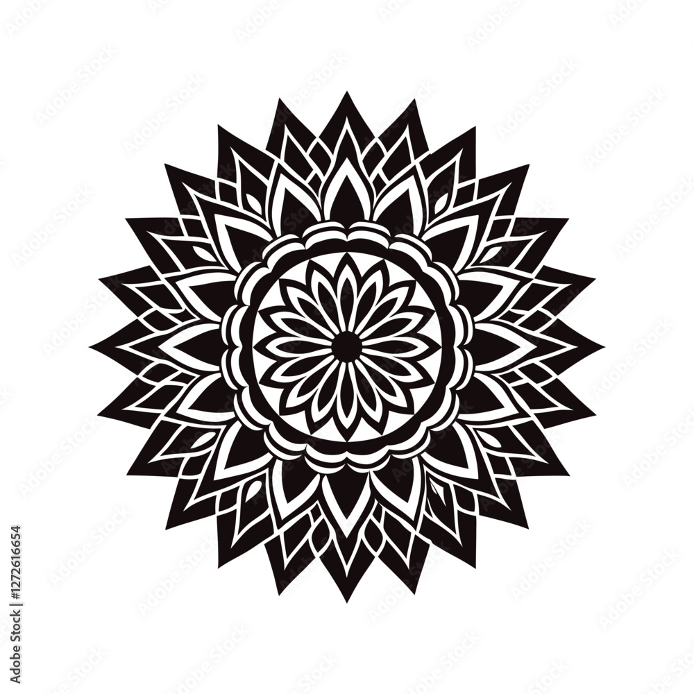 snowflake on white vector illustration snowflake on white vector illustration