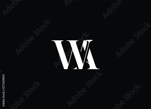WA initial logo design and creative logo design