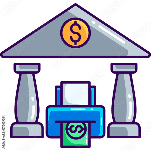 Quantitative Easing Icon