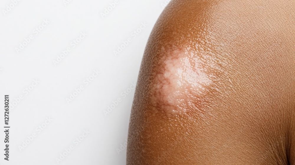 Fototapeta premium Close up Skin Rash Chemical Exposure Inflammation Redness Medical Dermatology Health