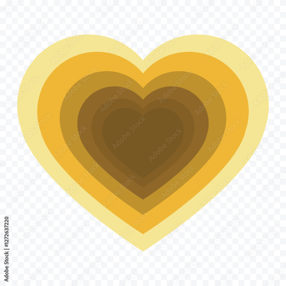 Fotografie Hand drawn heart on white background