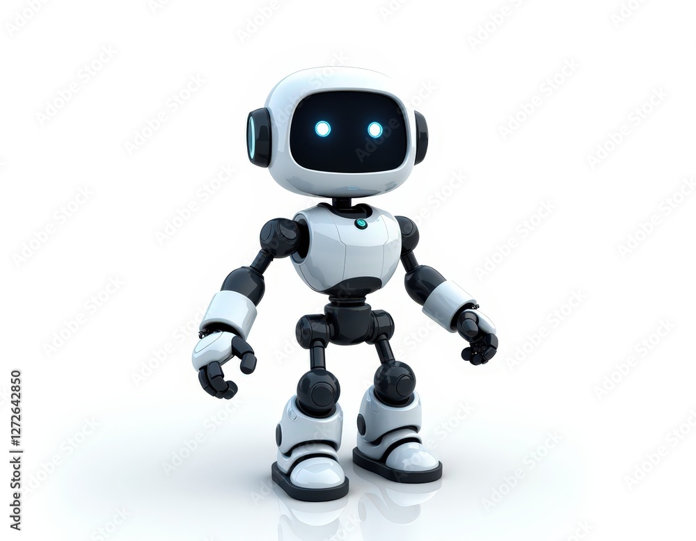 an AI Image Generator, Cute Robot Illustration an AI Image Generator, Cute Robot Illustration