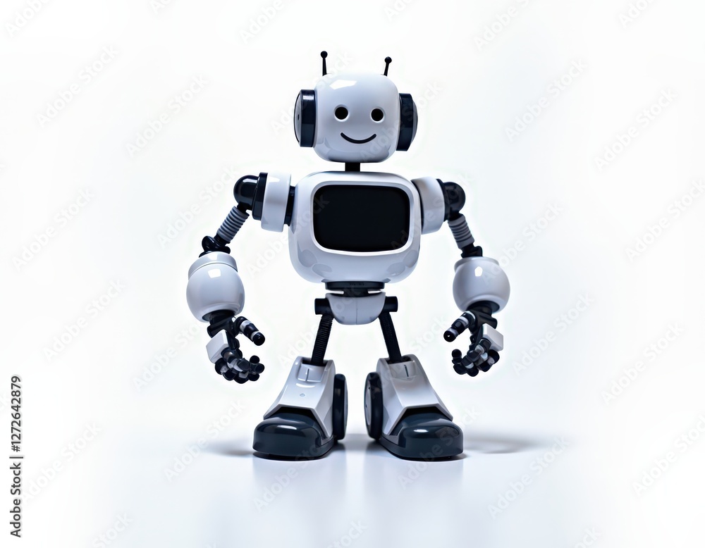 an AI Image Generator, Cute Robot Illustration an AI Image Generator, Cute Robot Illustration