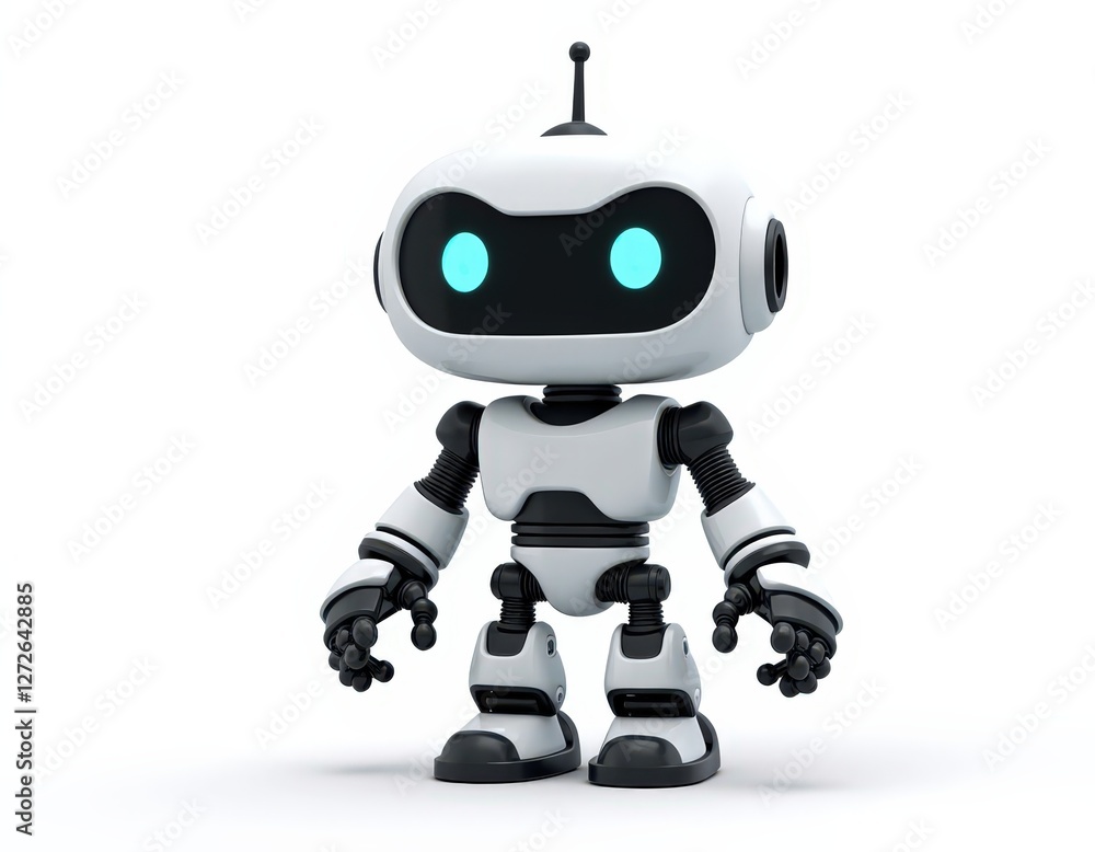 an AI Image Generator, Cute Robot Illustration an AI Image Generator, Cute Robot Illustration