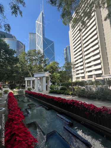 Hong Kong park in central Hong Kong