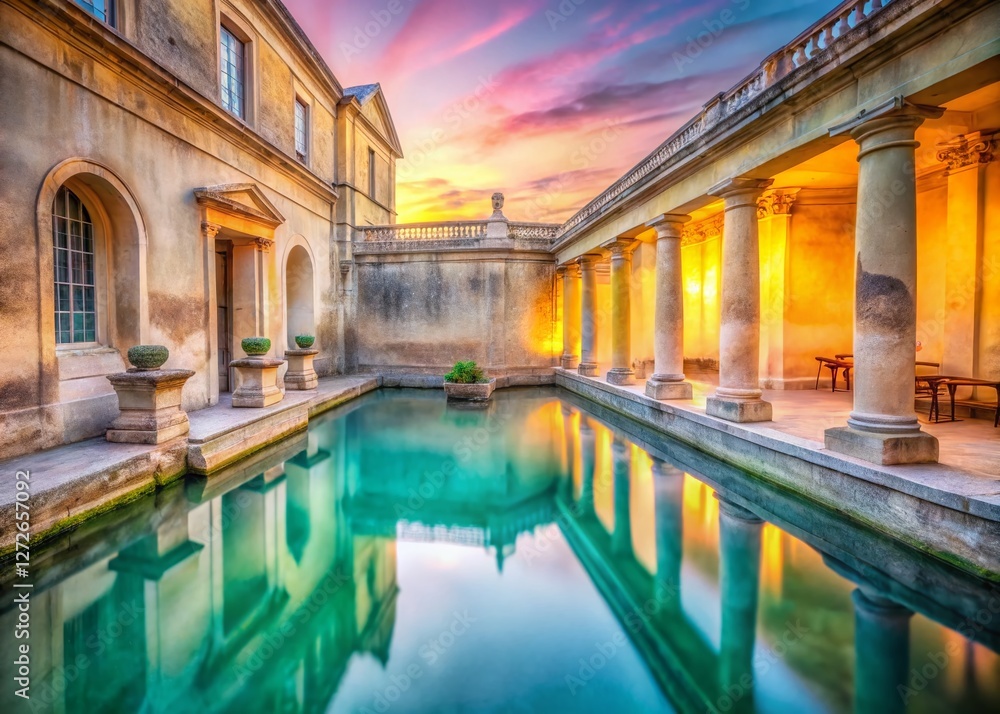 Surreal Neoclassical Washhouse, Grignan, France: Dreamlike Architectural Photography Surreal Neoclassical Washhouse, Grignan, France: Dreamlike Architectural Photography
