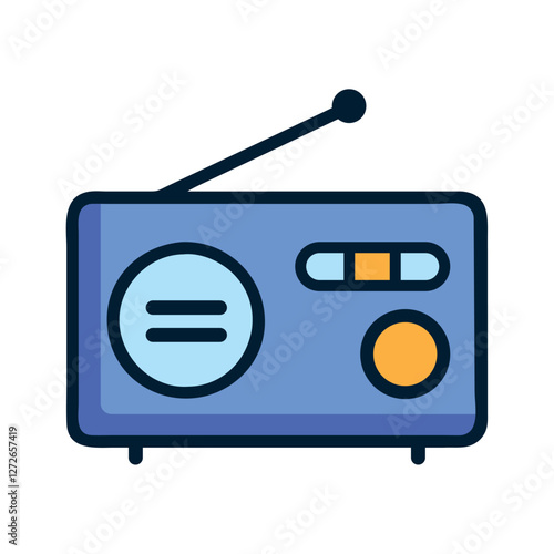 Telecomunication radio icon