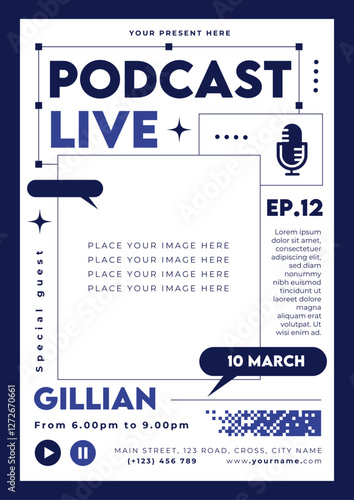 Podcast Live Flyer