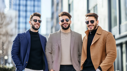Stylish Trio: Three fashion...