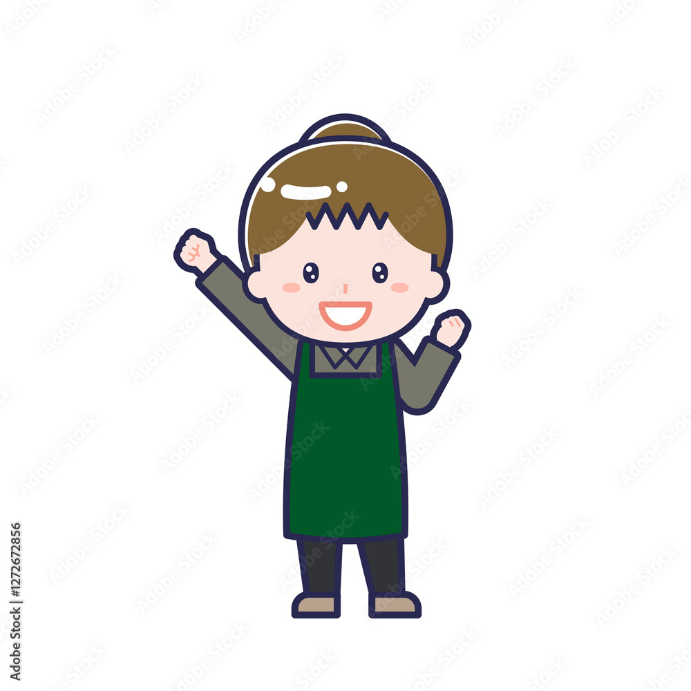 カフェ店員／女性 06